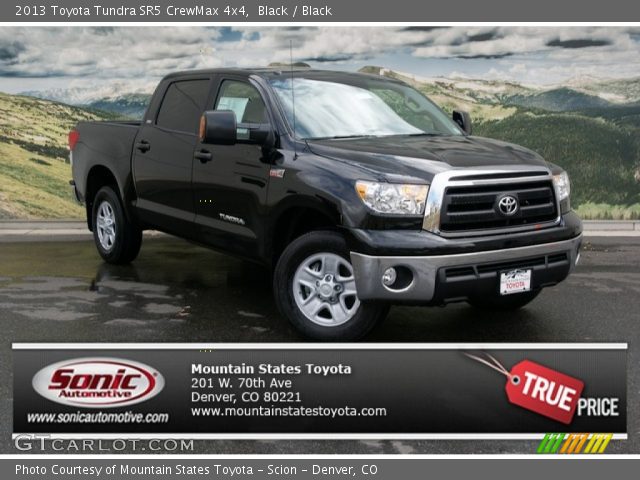 2013 Toyota Tundra SR5 CrewMax 4x4 in Black