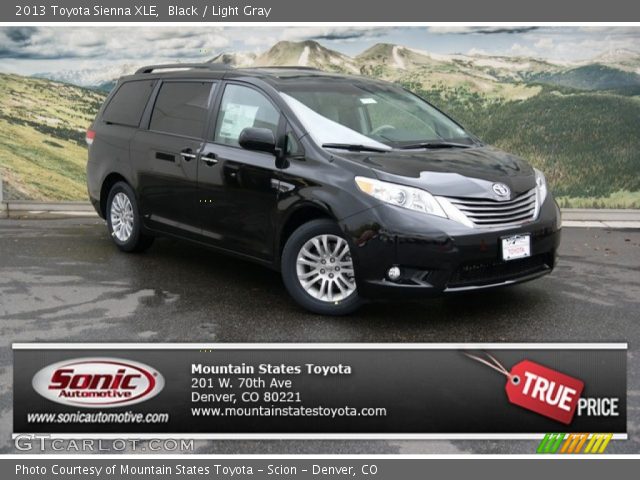 2013 Toyota Sienna XLE in Black