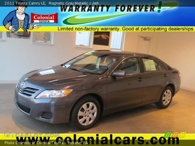 2011 Toyota Camry LE in Magnetic Gray Metallic