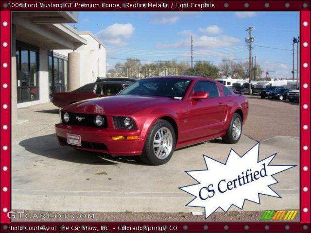 2006 Ford Mustang GT Premium Coupe in Redfire Metallic