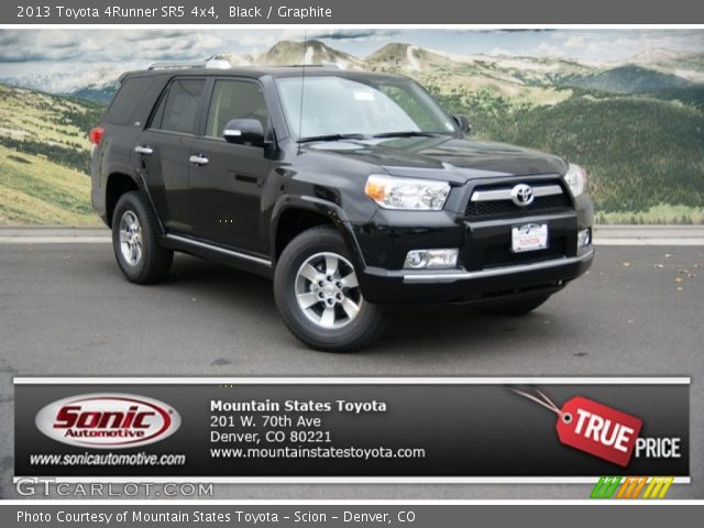 2013 Toyota 4Runner SR5 4x4 in Black