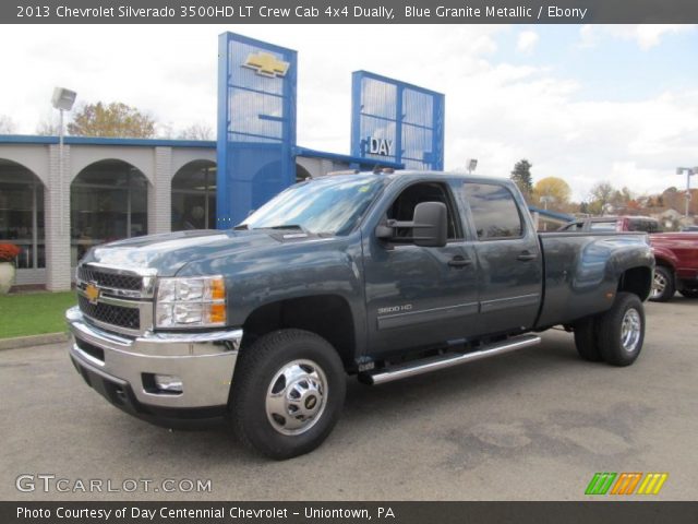 2013 Chevrolet Silverado 3500HD LT Crew Cab 4x4 Dually in Blue Granite Metallic