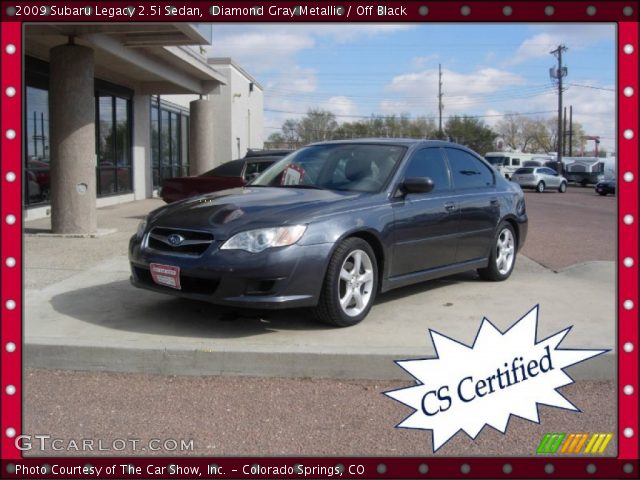 2009 Subaru Legacy 2.5i Sedan in Diamond Gray Metallic
