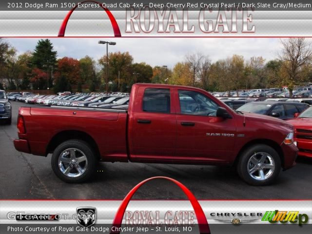2012 Dodge Ram 1500 Express Quad Cab 4x4 in Deep Cherry Red Crystal Pearl