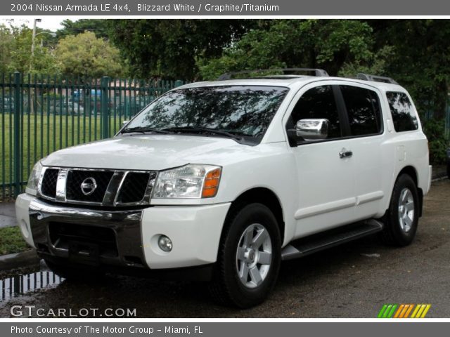 2004 Nissan Armada LE 4x4 in Blizzard White