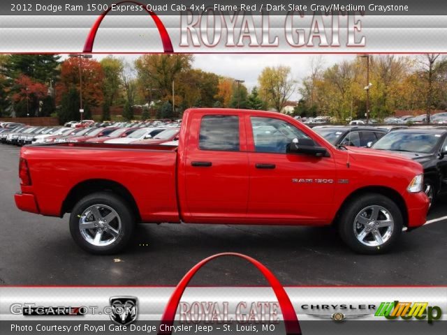 2012 Dodge Ram 1500 Express Quad Cab 4x4 in Flame Red