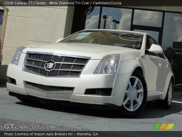 2008 Cadillac CTS Sedan in White Diamond Tri-Coat