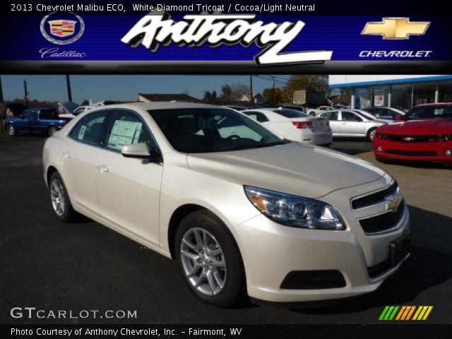 2013 Chevrolet Malibu ECO in White Diamond Tricoat