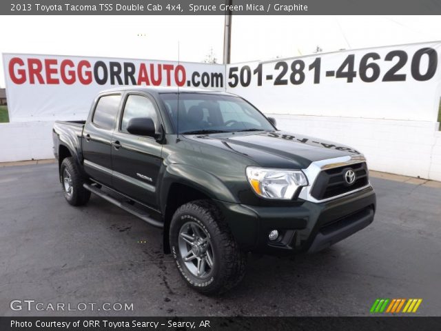 2013 Toyota Tacoma TSS Double Cab 4x4 in Spruce Green Mica