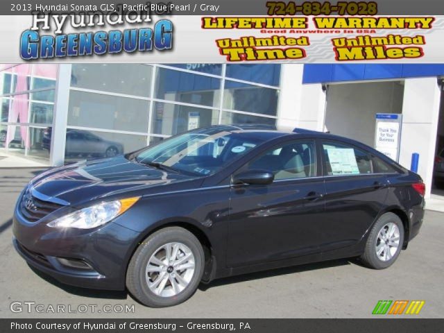 2013 Hyundai Sonata GLS in Pacific Blue Pearl