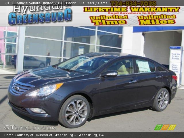 2013 Hyundai Sonata Limited 2.0T in Pacific Blue Pearl