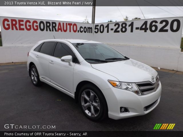 2013 Toyota Venza XLE in Blizzard White Pearl