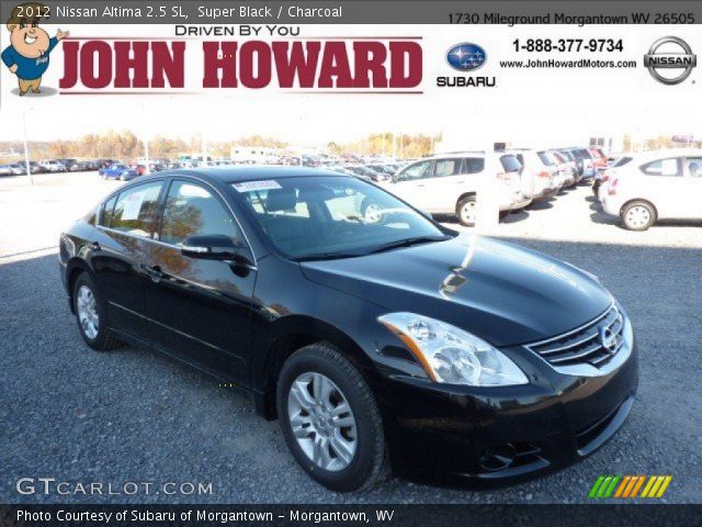 2012 Nissan Altima 2.5 SL in Super Black