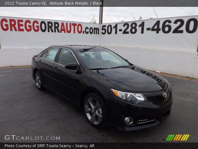 2012 Toyota Camry SE in Attitude Black Metallic