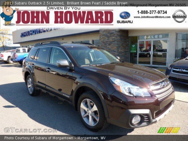 2013 Subaru Outback 2.5i Limited in Brilliant Brown Pearl