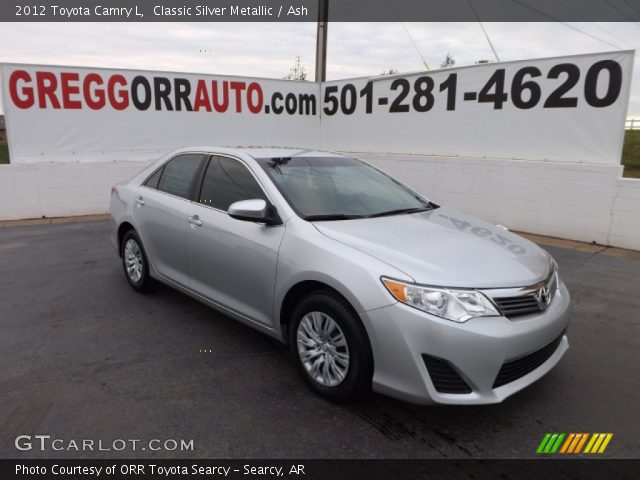2012 Toyota Camry L in Classic Silver Metallic