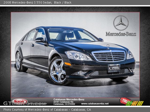 2008 Mercedes-Benz S 550 Sedan in Black