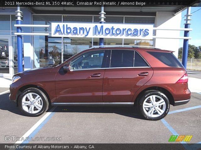 2013 Mercedes-Benz ML 350 4Matic in Cinnabar Red Metallic