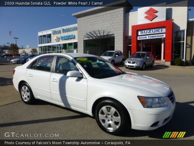 2009 Hyundai Sonata GLS in Powder White Pearl
