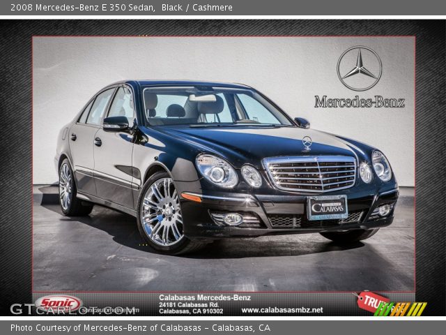 2008 Mercedes-Benz E 350 Sedan in Black