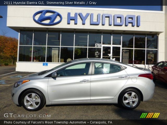 2011 Hyundai Elantra GLS in Shimmering Silver Metallic