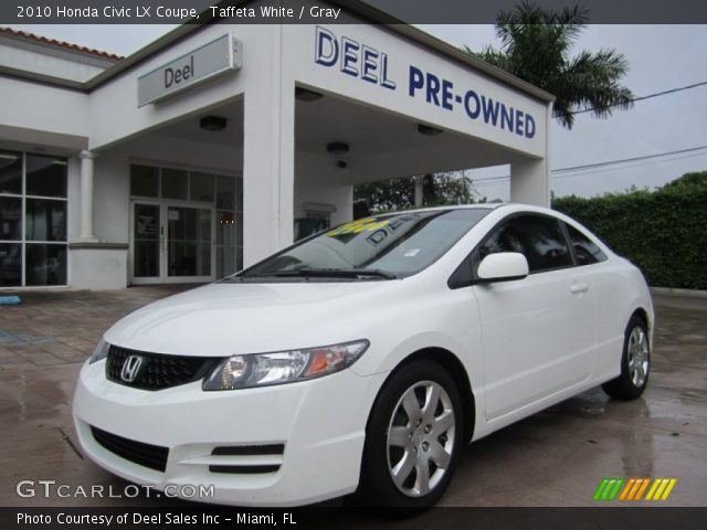 2010 Honda Civic LX Coupe in Taffeta White