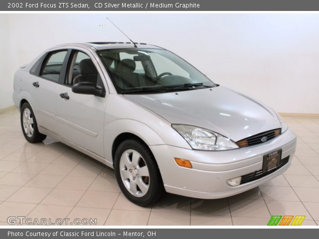 2002 Ford Focus ZTS Sedan in CD Silver Metallic