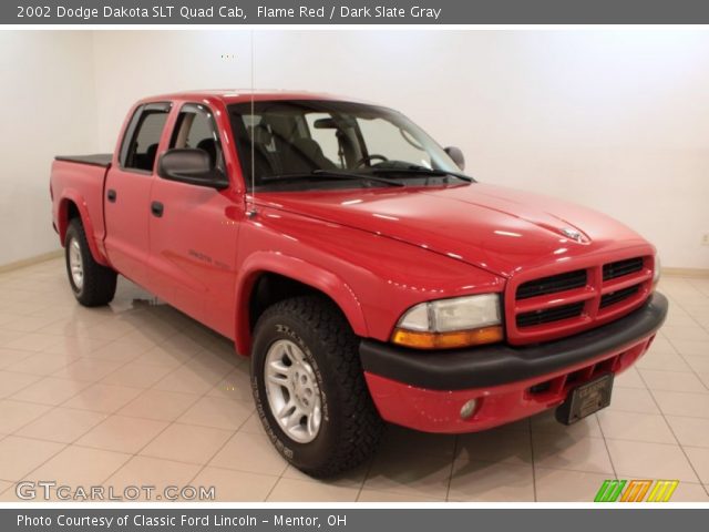 2002 Dodge Dakota SLT Quad Cab in Flame Red