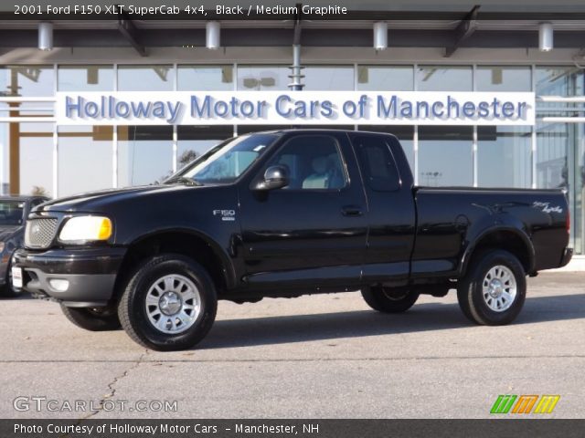 2001 Ford F150 XLT SuperCab 4x4 in Black