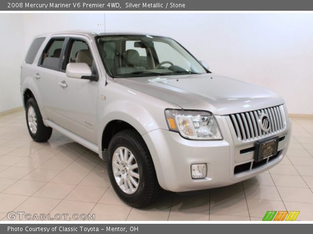 2008 Mercury Mariner V6 Premier 4WD in Silver Metallic