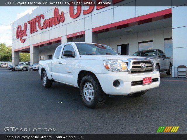 2010 Toyota Tacoma SR5 Access Cab in Super White