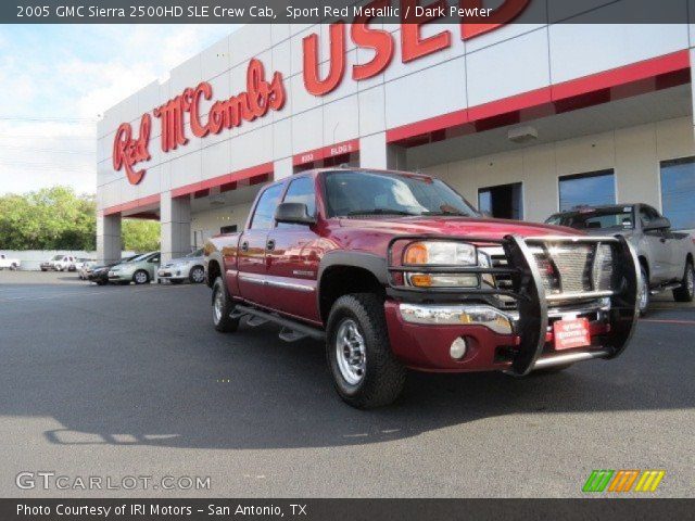 2005 GMC Sierra 2500HD SLE Crew Cab in Sport Red Metallic