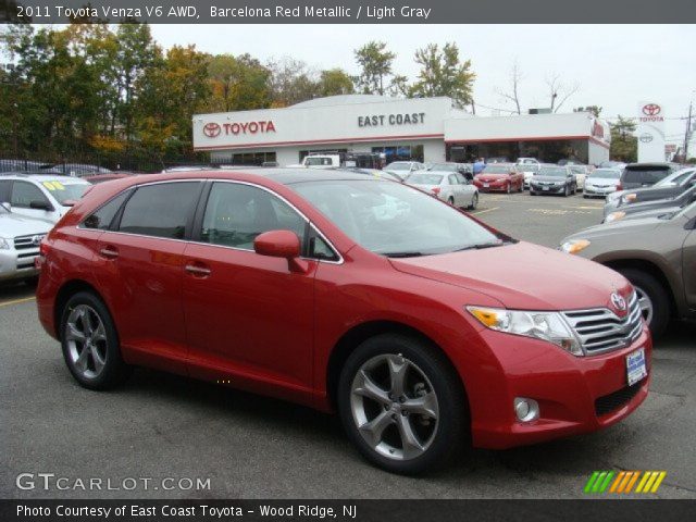 2011 Toyota Venza V6 AWD in Barcelona Red Metallic