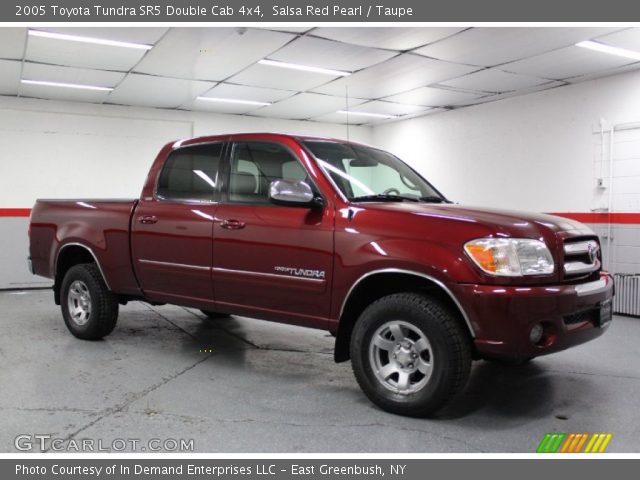 2005 Toyota Tundra SR5 Double Cab 4x4 in Salsa Red Pearl