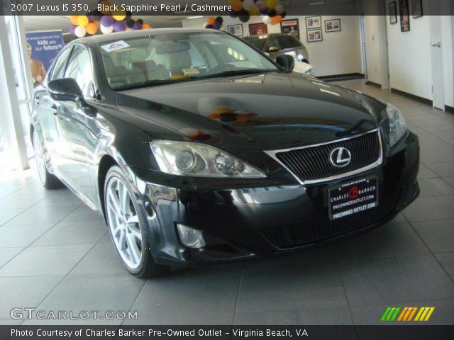 2007 Lexus IS 350 in Black Sapphire Pearl