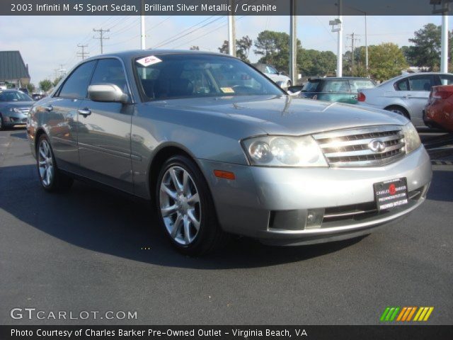 2003 Infiniti M 45 Sport Sedan in Brilliant Silver Metallic