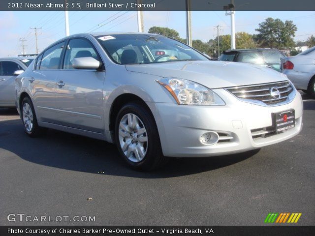2012 Nissan Altima 2.5 S in Brilliant Silver