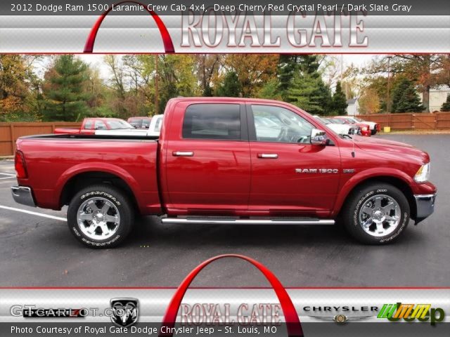2012 Dodge Ram 1500 Laramie Crew Cab 4x4 in Deep Cherry Red Crystal Pearl