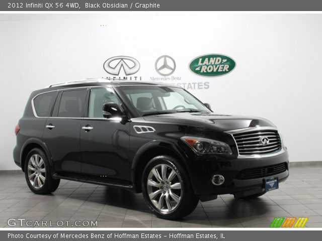 2012 Infiniti QX 56 4WD in Black Obsidian