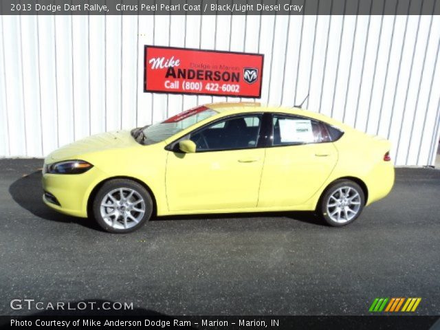 2013 Dodge Dart Rallye in Citrus Peel Pearl Coat