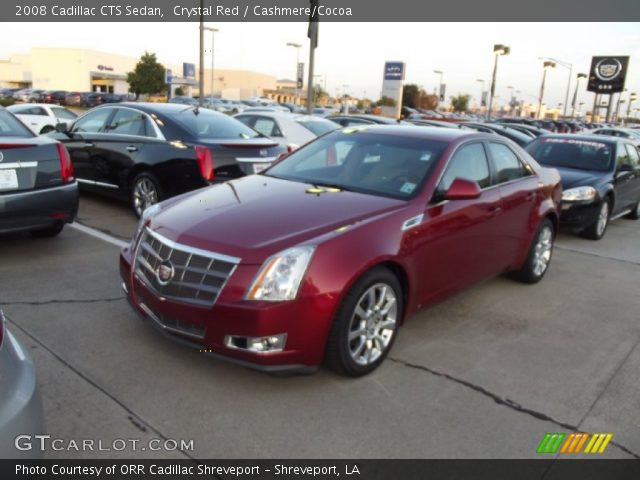 2008 Cadillac CTS Sedan in Crystal Red