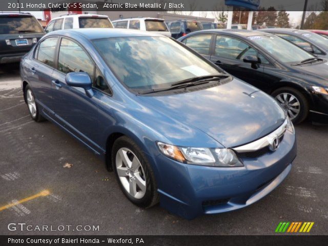 2011 Honda Civic LX-S Sedan in Atomic Blue Metallic