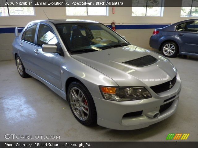 2006 Mitsubishi Lancer Evolution IX in Apex Silver