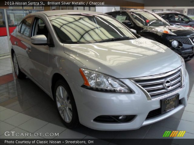 2013 Nissan Sentra SL in Brilliant Silver Metallic