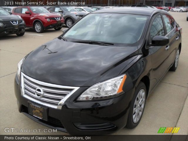 2013 Nissan Sentra SV in Super Black