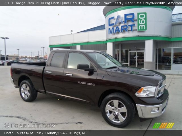 2011 Dodge Ram 1500 Big Horn Quad Cab 4x4 in Rugged Brown Pearl