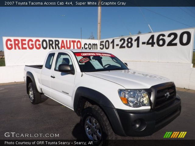 2007 Toyota Tacoma Access Cab 4x4 in Super White