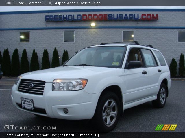 2007 Subaru Forester 2.5 X in Aspen White