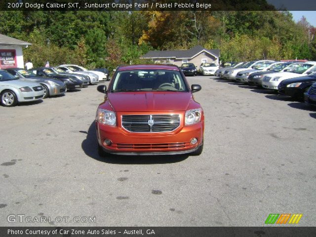 2007 Dodge Caliber SXT in Sunburst Orange Pearl