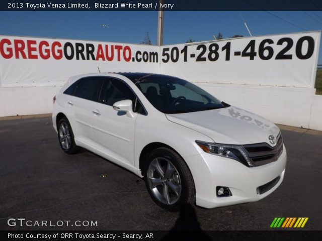 2013 Toyota Venza Limited in Blizzard White Pearl